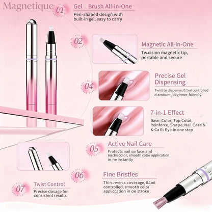 7-in-1 Cat-Eye Magnetic Gel Polish Pen, Portable